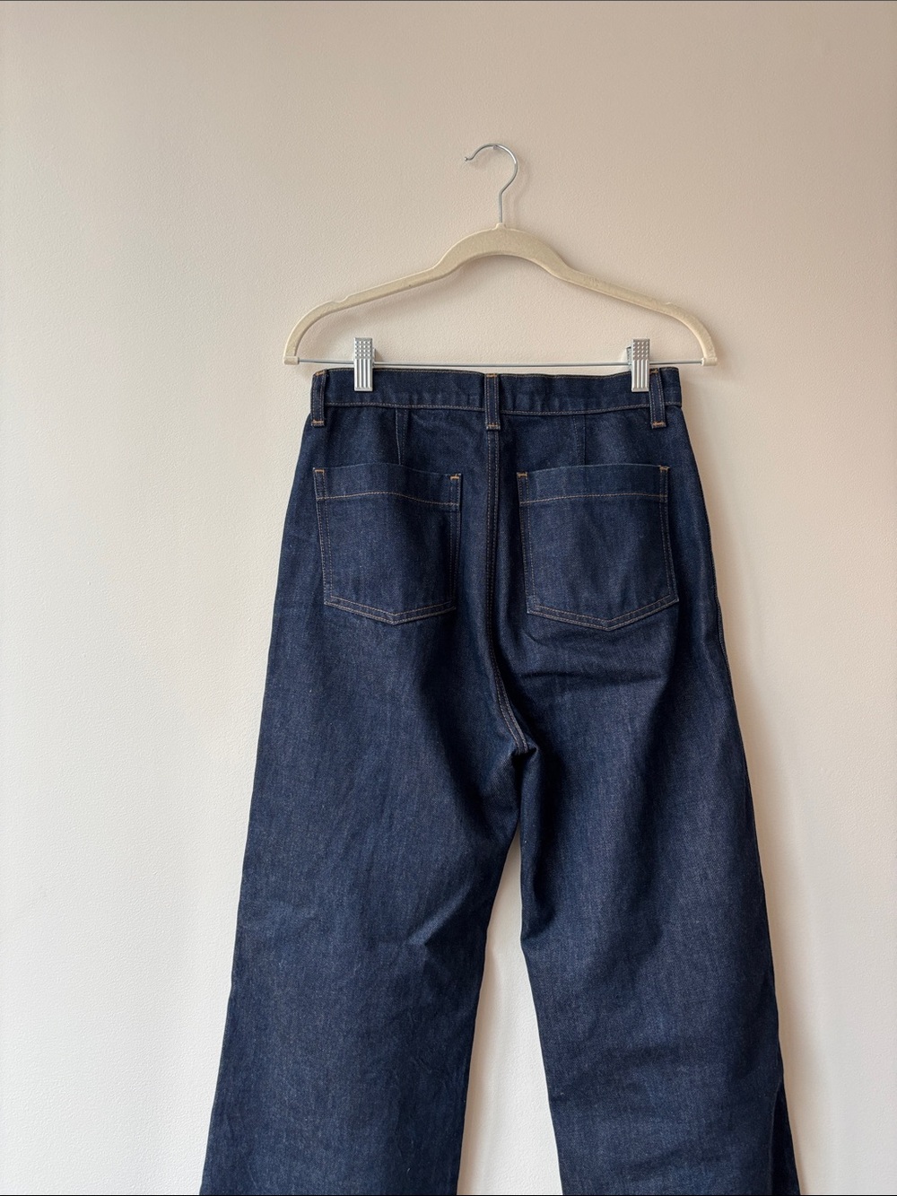 Dark Wash Wide Leg Jeans - Picture 6 of 6